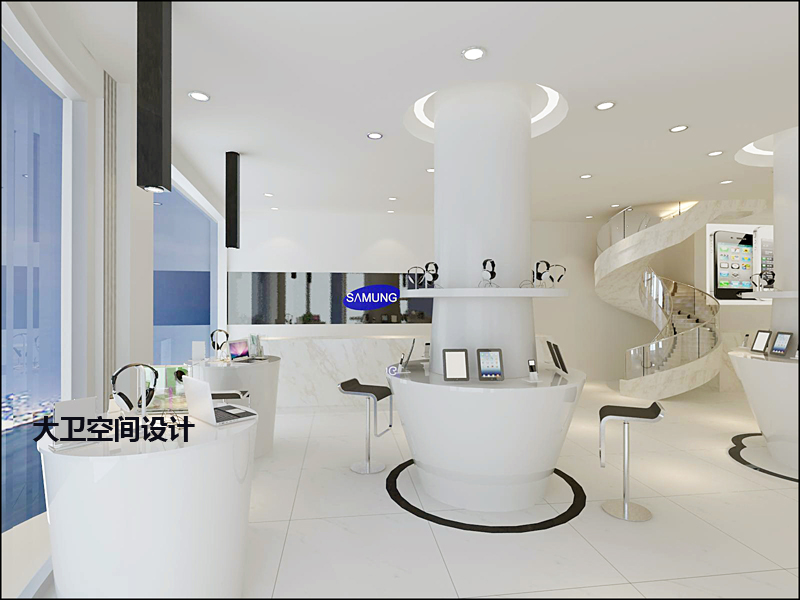 大衛(wèi)設(shè)計(jì) 專業(yè)室內(nèi)公裝效果圖服務(wù)，打造蘋果體驗(yàn)店與手機(jī)店全國(guó)性裝修設(shè)計(jì)解決方案